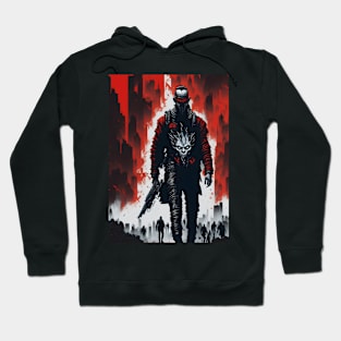 Post Apocalyptic Dystopia City Revolt Hoodie